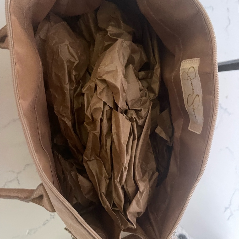 Jessica Simpson Beige Tote Bag - Picture 8 of 8